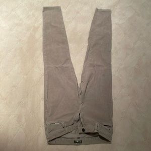 Soft Tan Corduroy Skinny Jeans